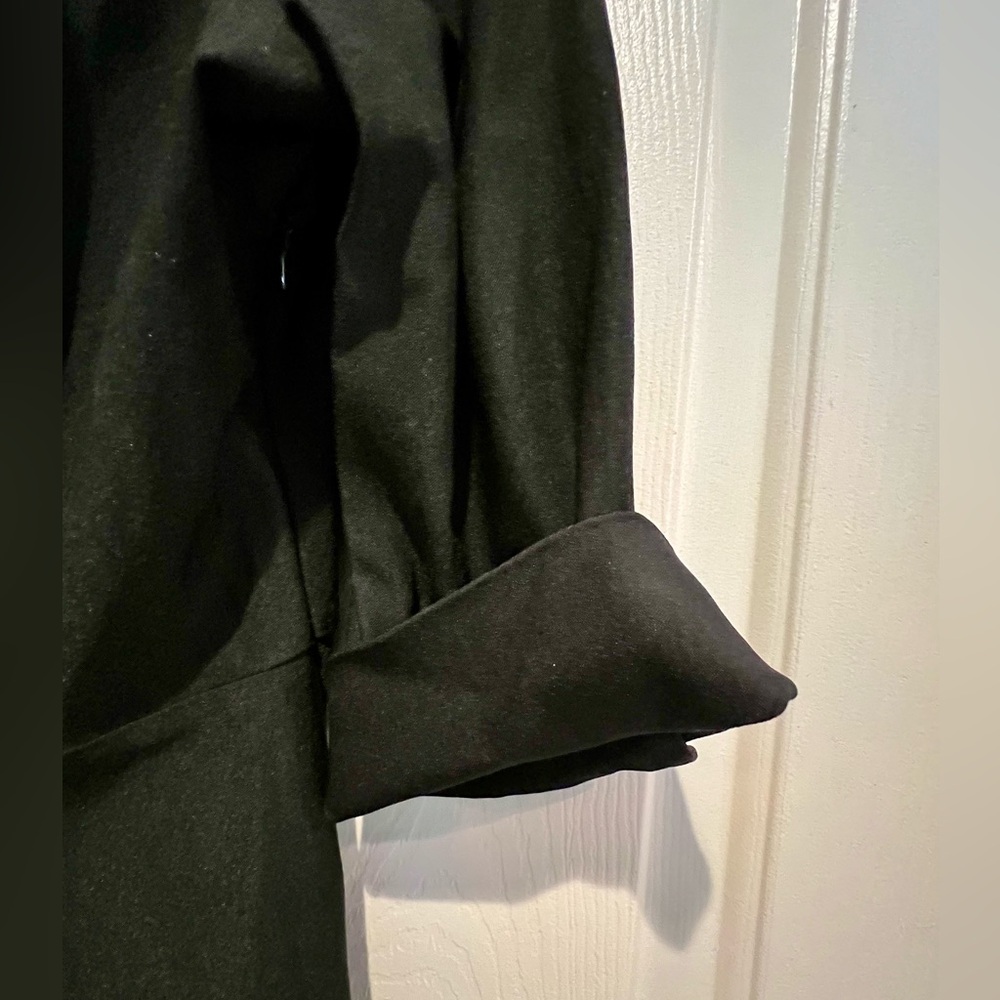 Dress - Miusol - stretchy shirt/wrap dress - black - XXL - new w/o tags. Perfect - Picture 3 of 8